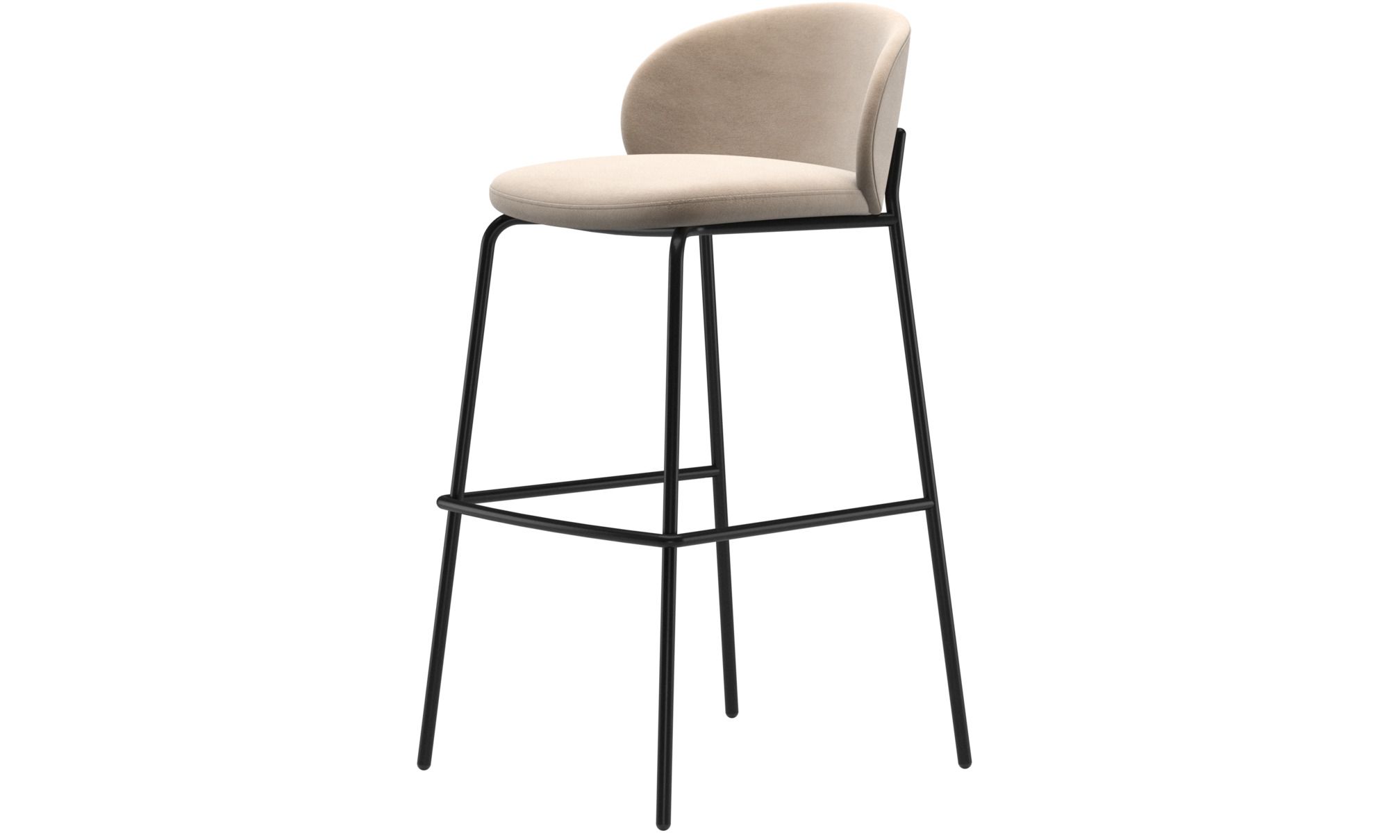 Барный стул Princeton -  Velvet 3033 Tкань песочного цвета